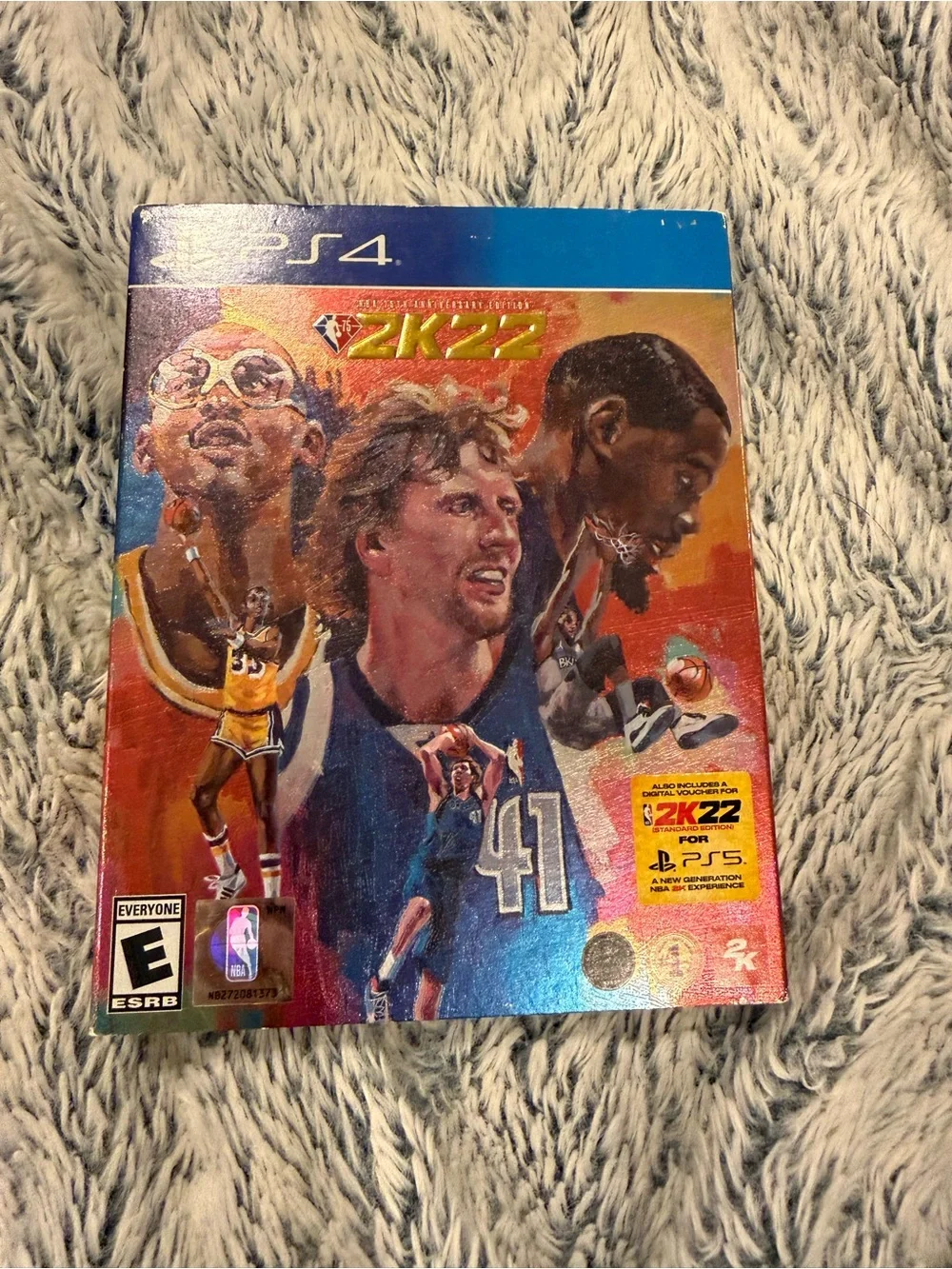 NBA 2K22 75th Anniversary Edition PS4 PlayStation 4 - SLIP COVER – NEW!